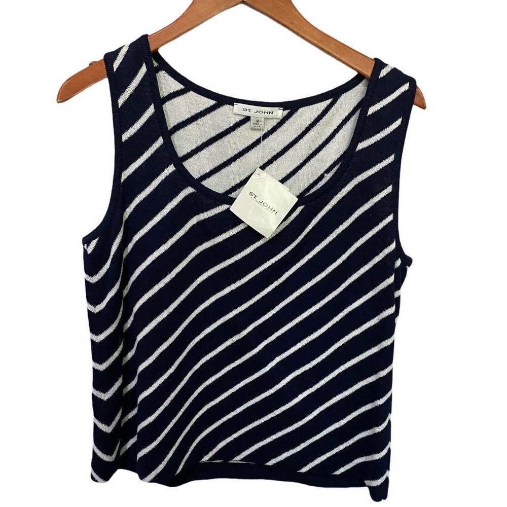 St. John Collection NWT Past Season Knit Tank Wool - Picture 1 of 5